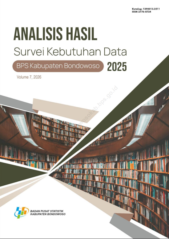 Cover Analisis Hasil Survei Kebutuhan Data BPS Kabupaten Bondowoso 2025