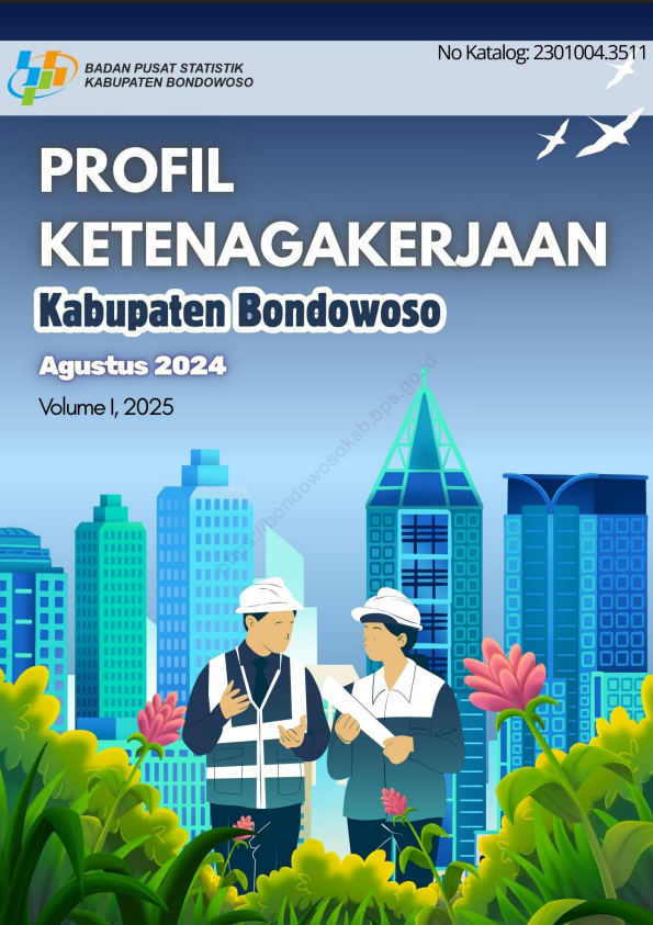 Cover Profil Ketenagakerjaan Kabupaten Bondowoso Agustus 2024